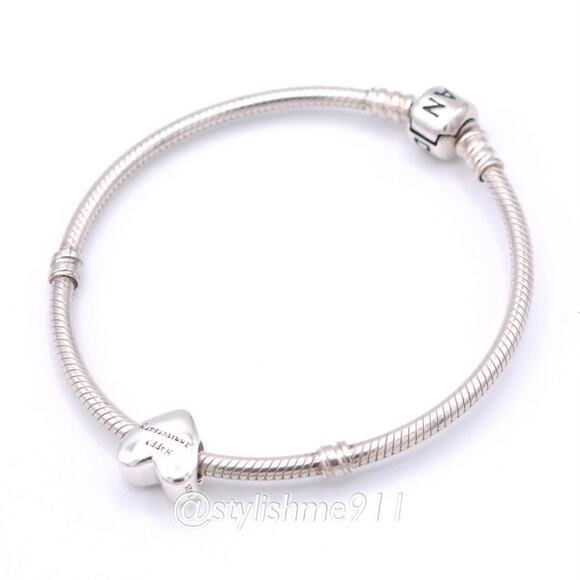 Authentic Pandora Happy Anniversary Heart Charm - 791290 - Picture 6 of 13